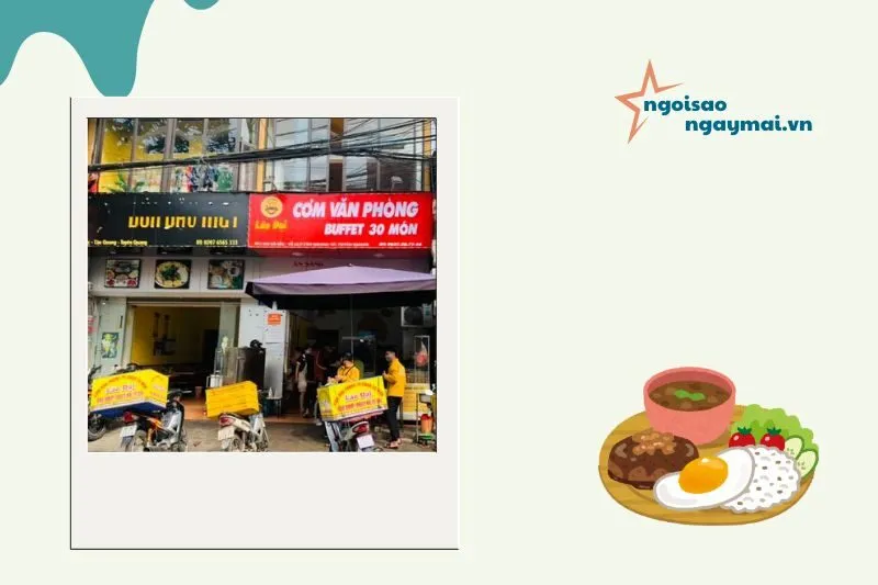Quán Cơm Văn Phòng Buffet 30 Món - Lão Đại